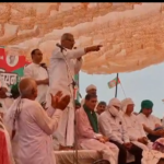 गंगा-यमुना लिंक एक्सप्रेस-वे से प्रभावित किसानों का 33 वे दिन भी सत्याग्रह जारी