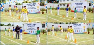 मेजर ध्यानचंद को नमन कर खेल मैदान में उतरे गौतम पब्लिक स्कूल के छात्र, हर दौड़ में दिखा जीत का जज्बा